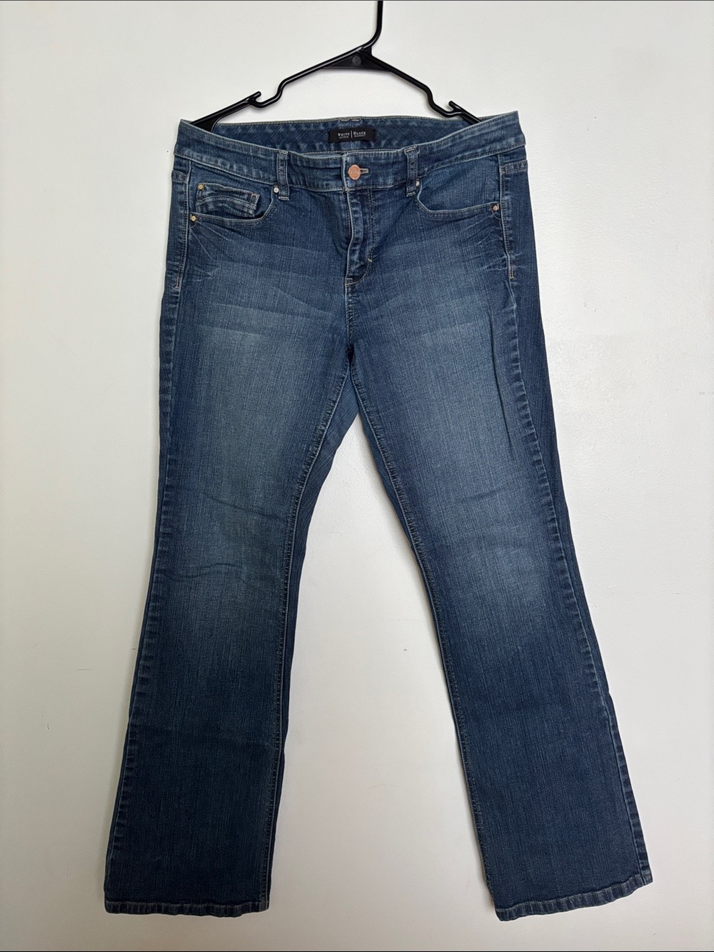 White House Black Market Blue Bootcut Stretch Jeans